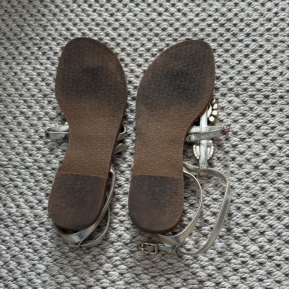 Lilly Pulitzer Pink and Gold Women's Sandals - Picture 6 of 6